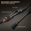 image:imageKastKing Zephyr Finesse Fishing Rods  BFS Baitcasting amp Spinning Rods IM6 Graphite Extra TwinTip 2pc amp 3pc Travel Design UltraLight Lure Casting Stainless Steel Guides with Zirconium Rings62 UL Fast 2pcs Extra Tip