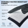 image:imageKastKing BaitSpace Line Management Bag Fishing Line Storage Bag with Water Resistant Nylon Clear View Window Removable Divider Tanglefree Leader Line HolderA Black CamoMedium
