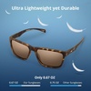 image:imageKastKing FlatRock Polarized Sport Sunglasses for Men and Women Ideal for Driving Fishing Cycling Running UV ProtectionFrame Matte Demi Lens Brown