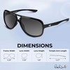 image:imageKastKing Bill Dance Polarized Sport Fishing Sunglasses for Men and Women Ideal for Driving Cycling and RunningUV ProtectionFrame Black  Lens Smoke