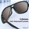 image:imageKastKing Bill Dance Polarized Sport Fishing Sunglasses for Men and Women Ideal for Driving Cycling and RunningUV ProtectionFrame Gray Texture  Lens Blue Ocean  Blue White Mirror