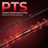 image:imageKastKing MaxSteel TwinTip Spinningamp Baitcaster Fishing Rod and Reel ComboCast 100 Size LH Reel  7 MH 2Piece  Extra Tip