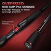 image:imageKastKing MaxSteel TwinTip Spinningamp Baitcaster Fishing Rod and Reel ComboCast 100 Size LH Reel  7 MH 2Piece  Extra Tip